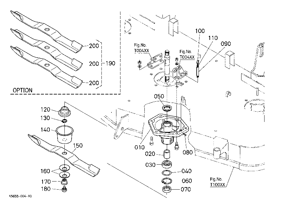 Kubota RCK60P-331Z(ZD321 / ZD326S) (REPL 60 PRO COMMERCIAL DECK) Parts  Diagrams