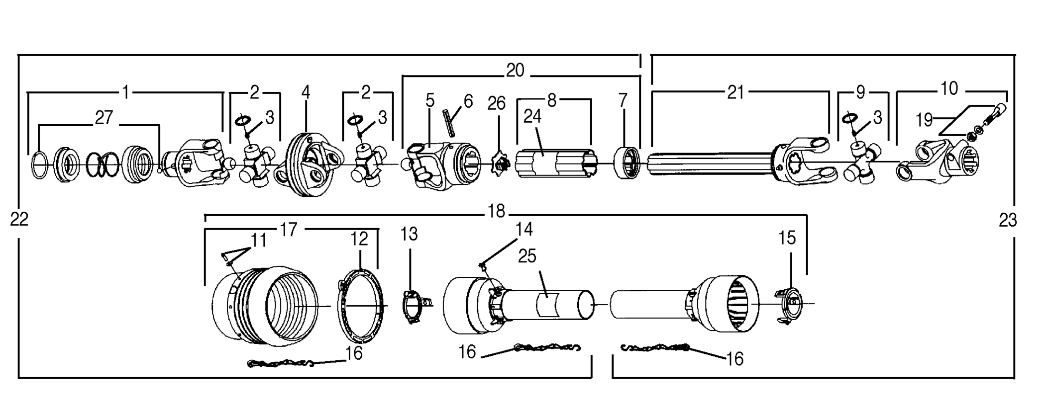 Bush Hog 2820/12820 Flex Wing Cutters Parts Diagrams