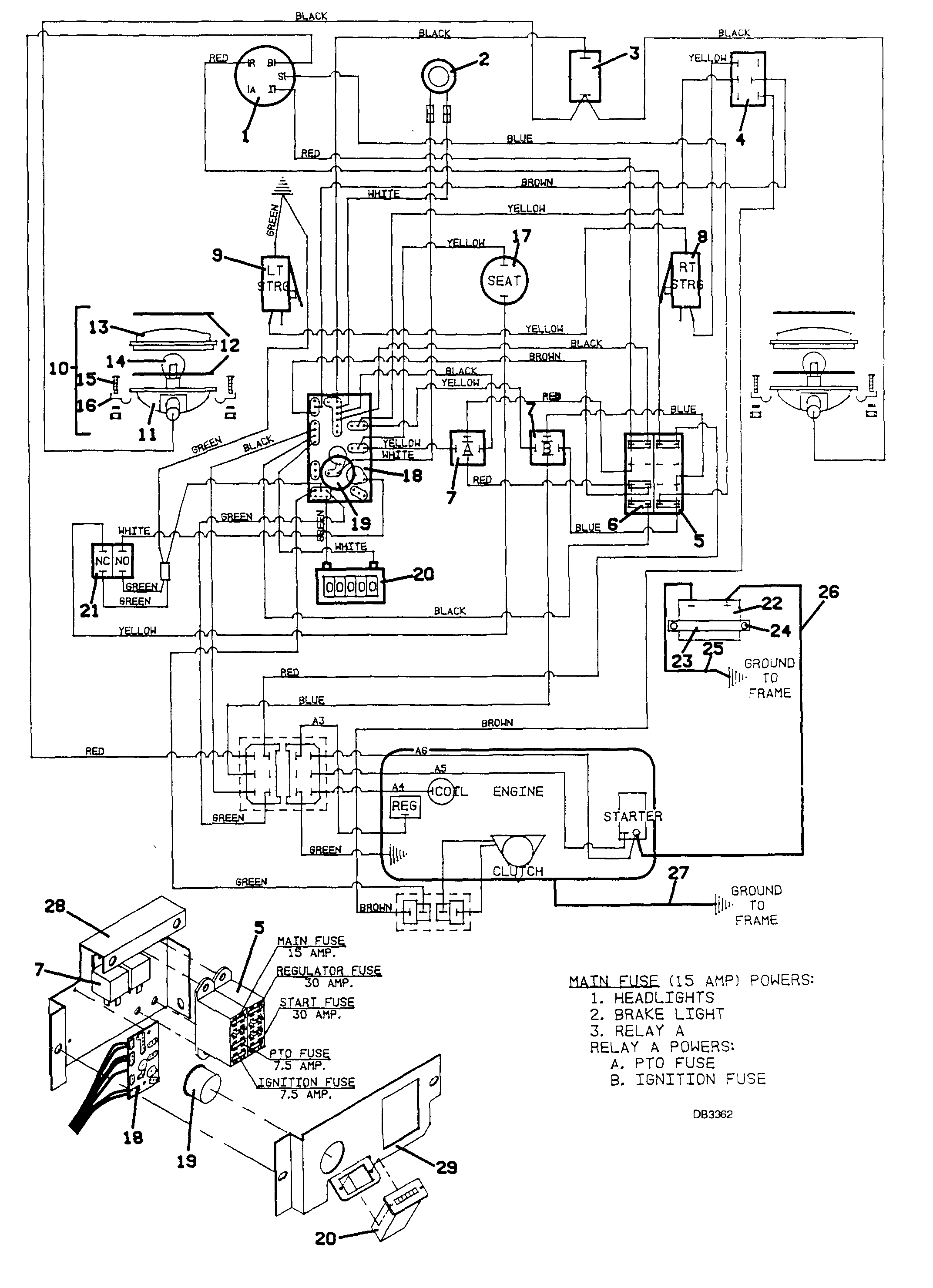 Woods 5200 Mow N Machine Wiring Diagram Assembly Assembly Parts And Diagram