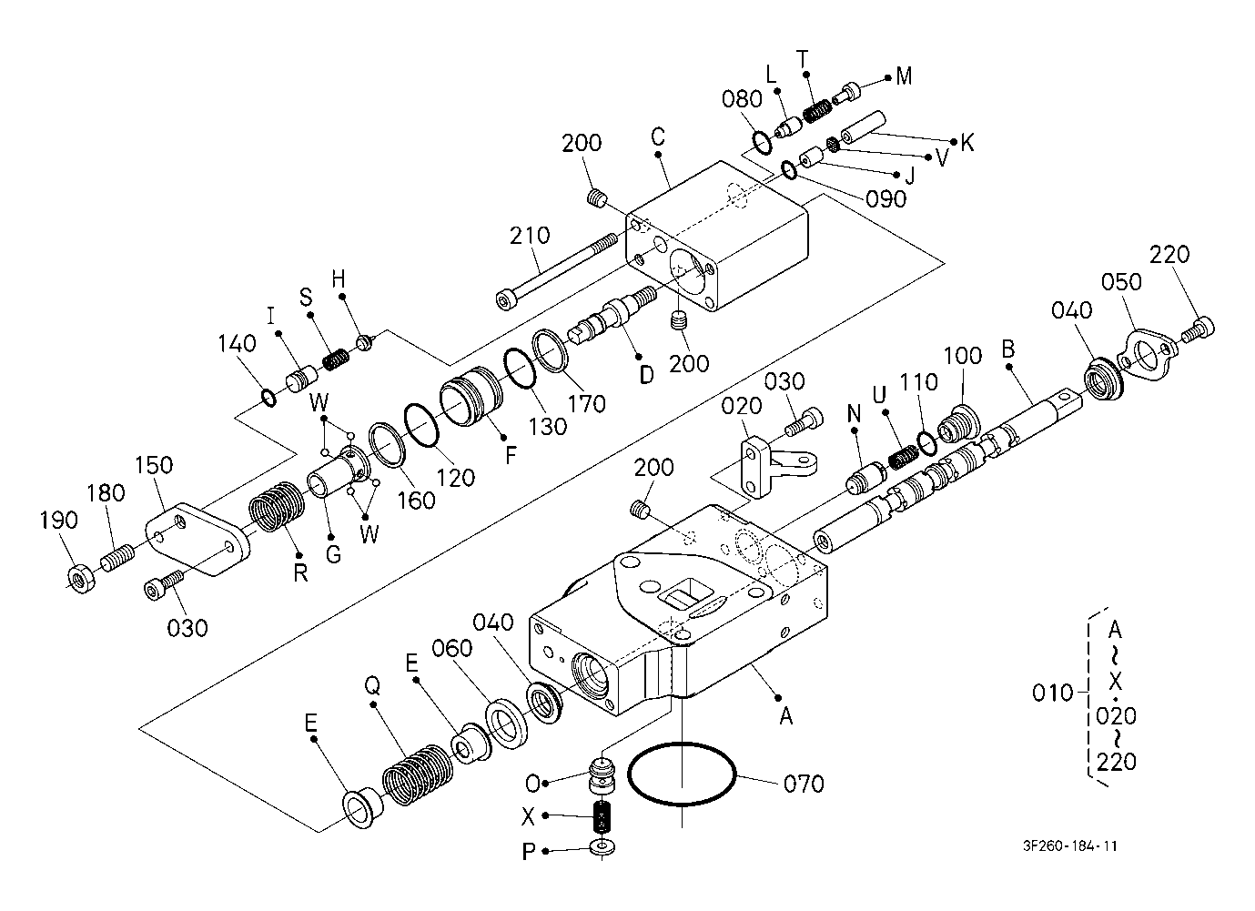 Kubota M95XDTC Parts HYDRAULIC SYSTEM J44704 AUXILIARY